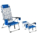 Strandstoel Blauw 106 x 47 x 45 cm