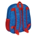 Mochila Escolar 3D Spider-Man Vermelho Azul Marinho 27 x 33 x 10 cm