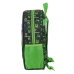 Mochila Escolar 3D Minecraft Preto Verde 27 x 33 x 10 cm