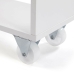 Carrello da Cucina Versa Bianco Metallo Legno MDF 15 x 79 x 50 cm