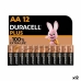 Щелочные батарейки DURACELL Plus 1,5 V LR06 (12 штук)