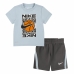 Sportstøj til Børn Nike Df Icon Grå Multifarvet 2 Dele