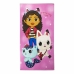 Rantapyyhe Gabby's Dollhouse Pinkki 70 x 140 cm Mikrokuitu