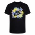 T-Shirt met Korte Mouwen voor kinderen Nike Sport Splash  Zwart