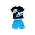 Conjunto Desportivo para Crianças Nike Knit Azul 2 Peças