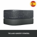 Tastatur Logitech 920-010105 Schwarz Grau Graphit Qwerty Spanisch