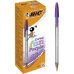 Conjunto de Canetas Bic Cristal Fun Violeta 1,6 mm (18 Unidades)