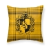 Capa de travesseiro Harry Potter Hufflepuff Amarelo Multicolor 50 x 50 cm