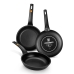 Padella Wok BRA Sartén Efficient Nero Alluminio Ø 24 cm