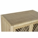 Fiókos Szekrény DKD Home Decor Természetes Barna Rattan (61 x 34 x 108 cm) (61,5 x 35 x 109 cm)