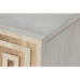 Sivupöytä DKD Home Decor 160 x 38 x 75 cm Kullattu Puu Valkoinen Vaaleanruskea