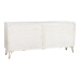 Sidebord DKD Home Decor 160 x 38 x 75 cm Gyllen Tre Hvit Lysebrun