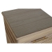 Cassettiera DKD Home Decor Dorato Marrone Chiaro Legno Legno di paulownia Legno MDF Scandi 45 x 40 x 100 cm 42 x 40 x 100 cm