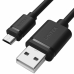 USB Cable to micro USB Unitek Y-C435GBK Black 3 m