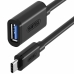 Cabo USB-C para USB Unitek Y-C476BK 20 cm