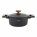 Casserole avec Couvercle Oroley Nature Bois 26 cm Aluminium fondu