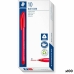 Set Balpennen Staedtler Ball 4320 Rood 1 mm (100 Stuks)