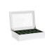 Box för klockor DKD Home Decor Vit Glas Trä MDF 29 x 20 x 9 cm (12 antal)
