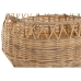 Basket spelset DKD Home Decor Natuurlijk Metaal Polyethyleen 38 x 38 x 34 cm 38 x 38 x 27 cm 3 Onderdelen