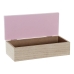 Ozdobná krabica DKD Home Decor Prírodná Aluminium Drevo MDF 22 x 6 x 9 cm (2 kusov) (1 kusov)