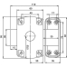 Lock Yale YV10DE -45/SC Metal Doors Ø 23 mm