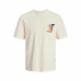 Børne Kortærmet T-shirt Jack & Jones tampa Back Beige