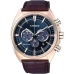 Meeste Kell Citizen METROPOLITAN CRONO - ECO DRIVE Must (Ø 43 mm)