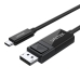 Καλώδιο USB-C σε DisplayPort Unitek V1146A Μαύρο 1,8 m