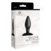 Anal plug S Pleasures Silikone Sort (Ø 4 cm)