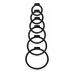 Kukkring Tantus Svart (6 pcs)