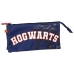 Penar triplu Harry Potter Howarts 22,5 x 2 x 11,5 cm Albastru închis