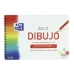 Bloco de desenho Oxford Branco A4+ 20 Folhas (5 Unidades)