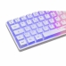 Bluetooth-Tastatur The G-Lab Azerty Fransk Hvit