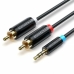 Audio Jack naar RCA Kabel Vention BCLBI 3 m