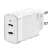 Carregador de Parede Aisens ASCH-45W2P005-W Branco 45 W (1 Unidade)