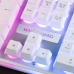 Clavier Mars Gaming MK220WES RGB Blanc