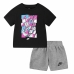 Baby-Sportset Nike Nsw Add Ft  Schwarz Grau