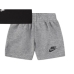Športni outfit za Dojenčke Nike Nsw Add Ft  Črna Siva