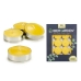 Ensemble de Bougies Ibergarden HL-1020BXIT Jaune Cire Citronnelle (12 Unités) (24 Unités)