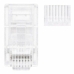 Conector RJ45 NANOCABLE 10.21.0201-50 Transparent