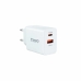 Carregador de Parede TooQ TQWC-2SC04WT Branco 20 W