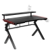 Desk Gaming Huzaro HZ-Hero 5.0 RGB Black Steel Carbon fibre 116 x 69,5 x 59 cm