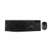 Tastatur mit Drahtloser Maus NGS NGSWIRELESSSETALLUREKIT 1200 dpi 2.4 GHz Schwarz