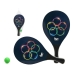 Racket-set Olimpic Rings de playa