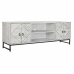 Namještaj za TV kabinet DKD Home Decor 180 x 40 x 60 cm Crna Metal Bijela Drvo Manga