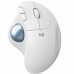 Souris sans-fil Logitech ERGO M575 Blanc