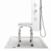 Tabouret de Bain Pivotant et Réglable Roshawer InnovaGoods Blanc (Reconditionné B)