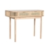 Console Home ESPRIT Geel Gouden Rotan Spar 100 x 40 x 76 cm