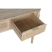 Console Home ESPRIT Geel Gouden Rotan Spar 100 x 40 x 76 cm