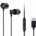 Auriculares Aiwa ESTM-50USB-C/BK Preto